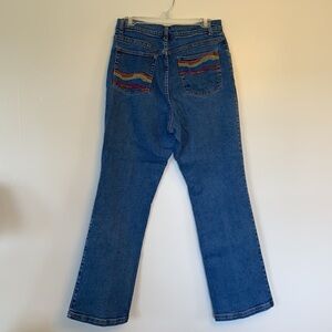 Denim & Co. - embroidered high rise mom jean, 14‎